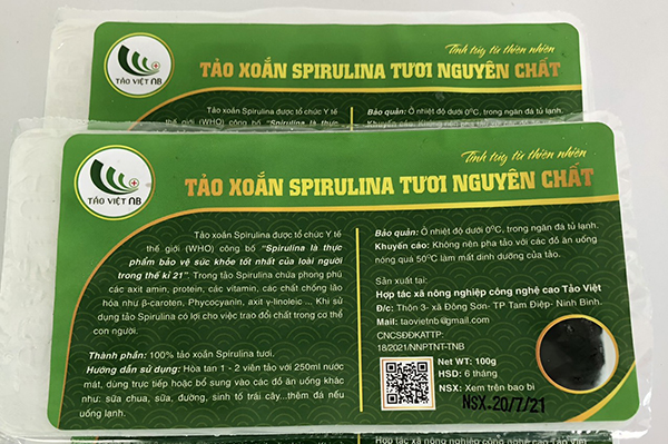 Tảo xoắn Spirulina 100%